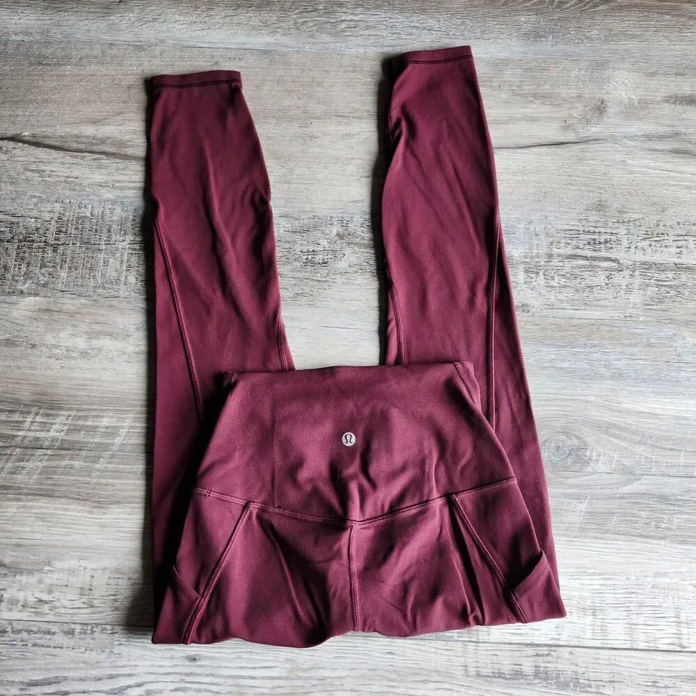 (4) Lululemon Align High-Rise Pant with Pockets 25